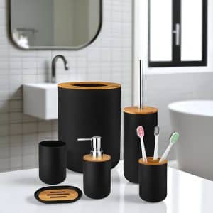 Set De Baño Juego De Accesorios Para Baño 6 Piezas Completo