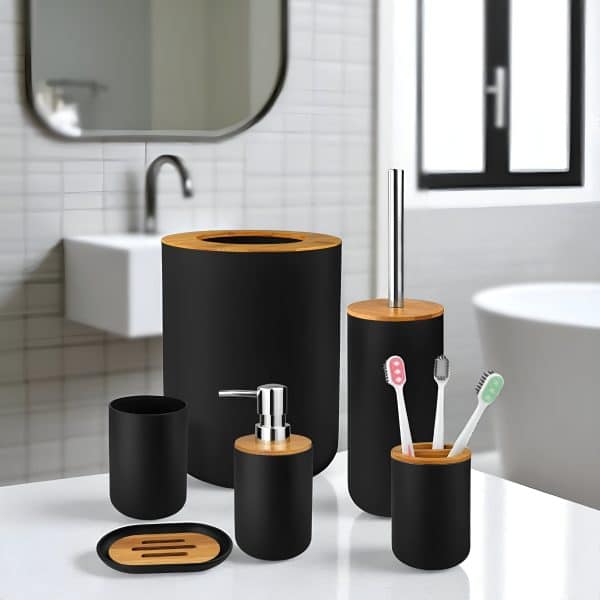 Set De Baño Juego De Accesorios Para Baño 6 Piezas Completo