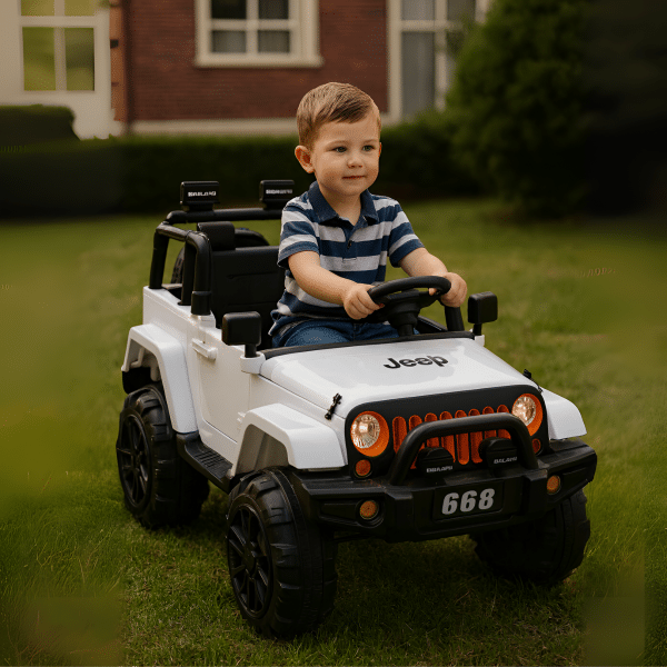 Auto Jeep Compact Batería Control remoto Luz Música - Imagen 3