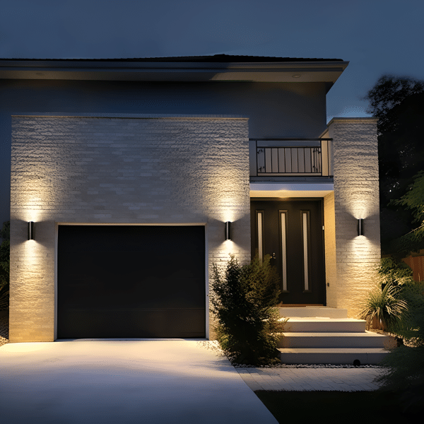 Lámpara Bidireccional Luz Led Apto Para Exterior Intemperie - Imagen 4