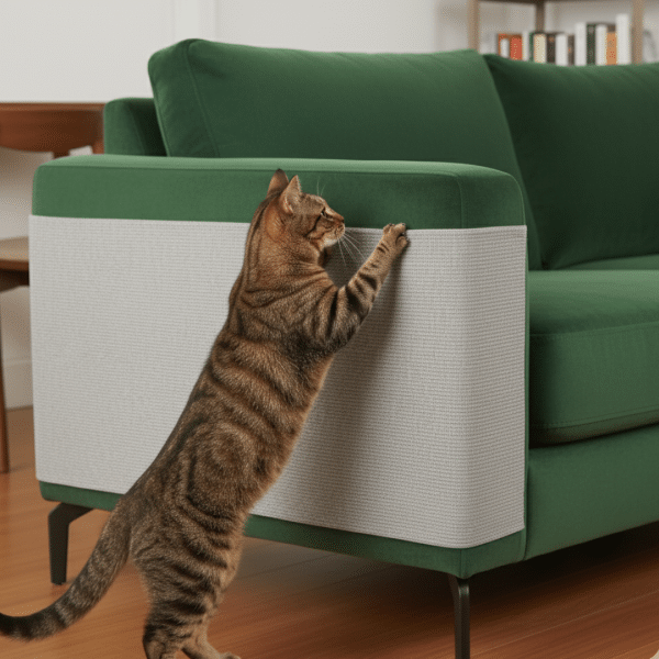Rascador Gato Protector De Sofa Sillón AutoAdhedesivo 100x60 - Imagen 2