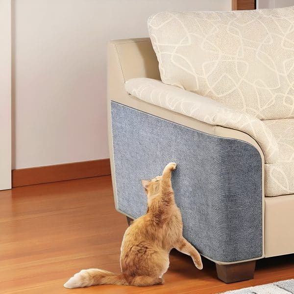 Rascador Gato Protector De Sofa Sillón AutoAdhedesivo 100x60 - Imagen 3