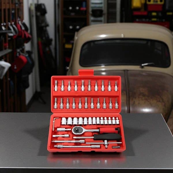 Kit de Herramientas Llaves 46 pcs