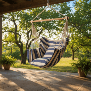 Hamaca Sillón Paraguaya Con Almohadón Colgante