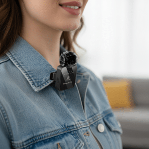 Micrófono Solapa Inalámbrico Doble 3 en 1 Para Celular Profesional X2