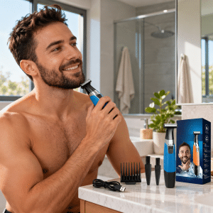Afeitadora Eléctrica Cara Cuerpo Húmedo Seco USB kemei