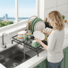 Escurridor de Platos Extensible con Drenaje Eficiente