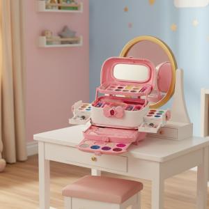 Set Valija de Maquillaje Para Niños Completo Lavable