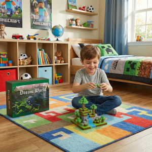 Juego de Bloques Magnéticos Cubos Minecraft 449 Piezas