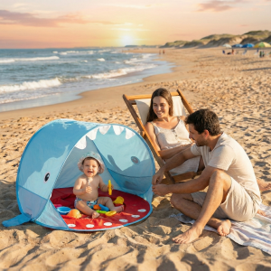 Carpa Bebé Sombra Playa Con Piscina Protección UV