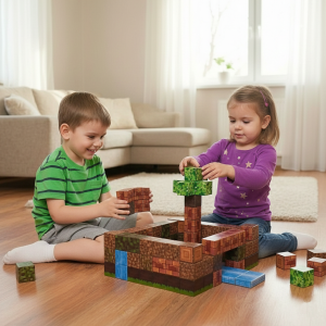 Juego de Bloques Magnéticos Cubos 100 Piezas