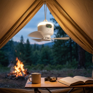 Ventilador Colgante Portátil Desmontable Carga USB Control