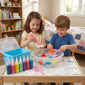 Kit Completo Para Crear Squishies Mágicos 12 Colores