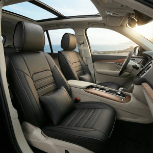 Fundas Cubre Asientos Eco Cuero Para Auto Universal Lumbar