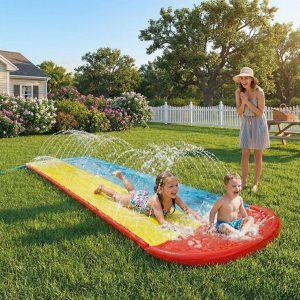 Alfombra Tobogán Deslizador Piscina Inflable Acuático