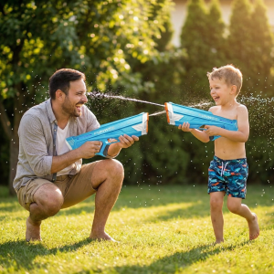 Juguete Lanzador De Agua Eléctrico Batería Recargable Automático