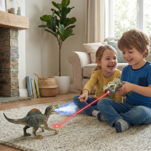 Dinosaurio A Control Remoto Inteligente Persigue Láser