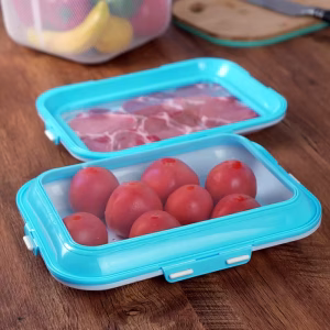 Recipiente Contenedor De Alimentos Ultra Fino Tapa De Silicona