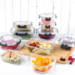 Set 12 Contenedores Herméticos Alimentos Varios Tamaños