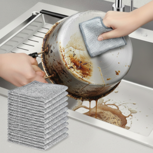 Paños De Cocina Rejillas Anti Rayas Reutilizables Pack x10