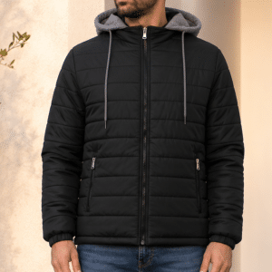 Campera Térmica Hombre Invierno Acolchonada Con Capucha
