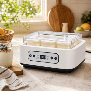 Yogurtera Eléctrica Digital Automática 1.5L Con 6 Vasos
