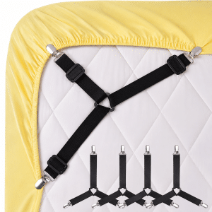 Set x4 Ajusta Sábanas Sujetadores Para Colchón Sommier