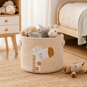 Cesto Organizador Plegable para Juguetes y Ropa de Niños