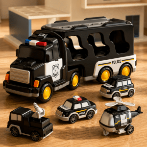 Camión Construcción Transportador De Autos Para Niños
