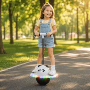 Pelota Pogo Saltarina Infantil Con Luces LED Y Mango