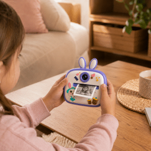 Mini Cámara de Fotos Infantil con Impresora Instantánea Más Video Música y Juegos