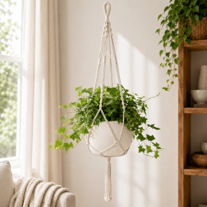 Soporte Colgante de Macramé Para Macetas Plantas Interior o Exterior