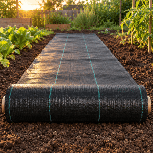 Malla Antihierbas Geotextil 1x10 m Permeable Para Jardín