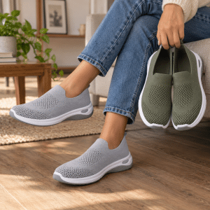 Championes Deportivos Slip On para Mujer Cómodos Transpirable