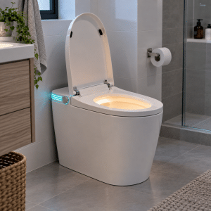 Inodoro Inteligente con Bidet, Calefacción y Secado Automático
